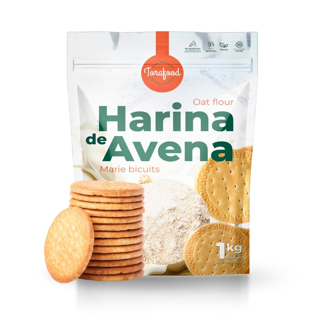 Harina de Avena Sabor Galleta Maria 1KG