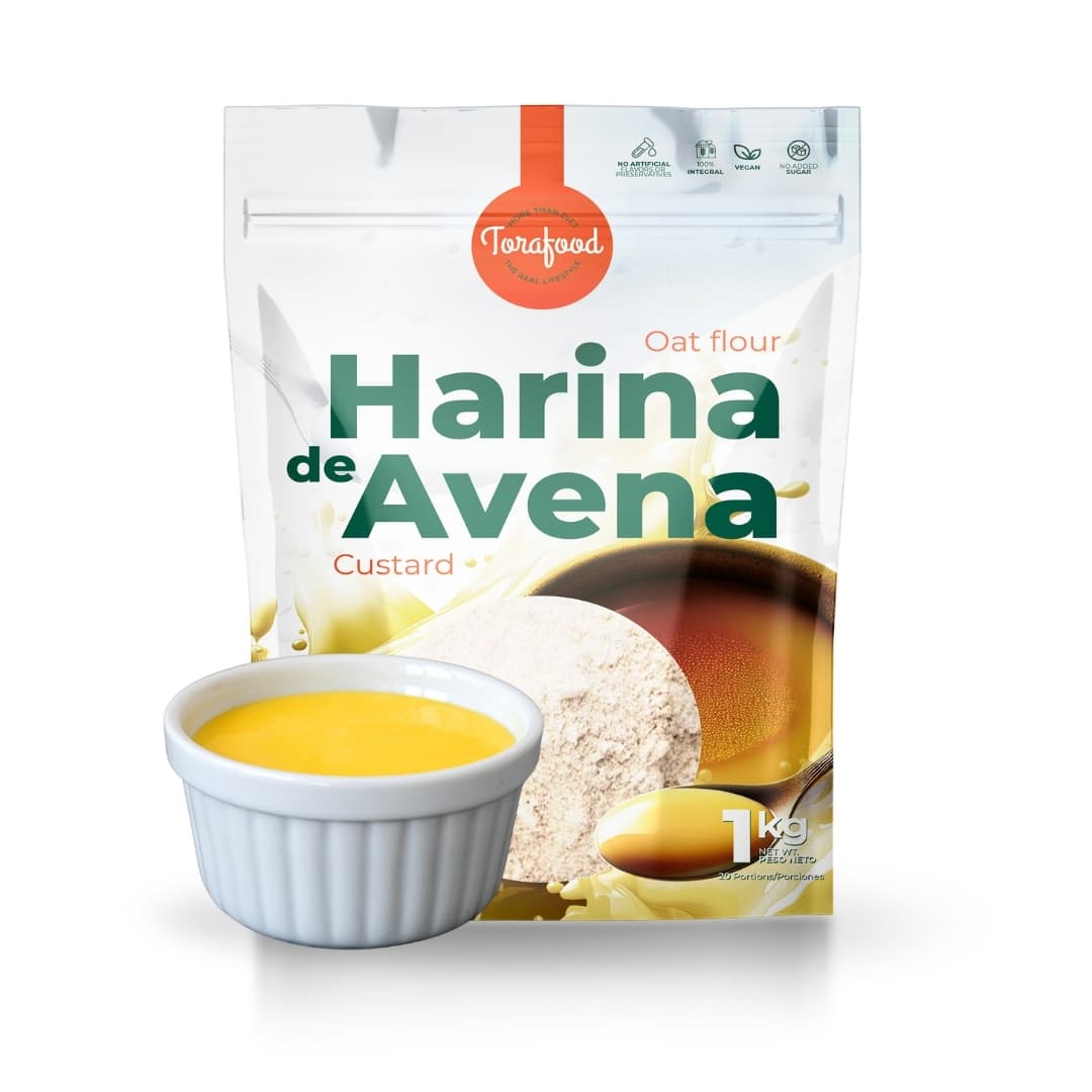 Harina de Avena Sabor Natillas 1KG