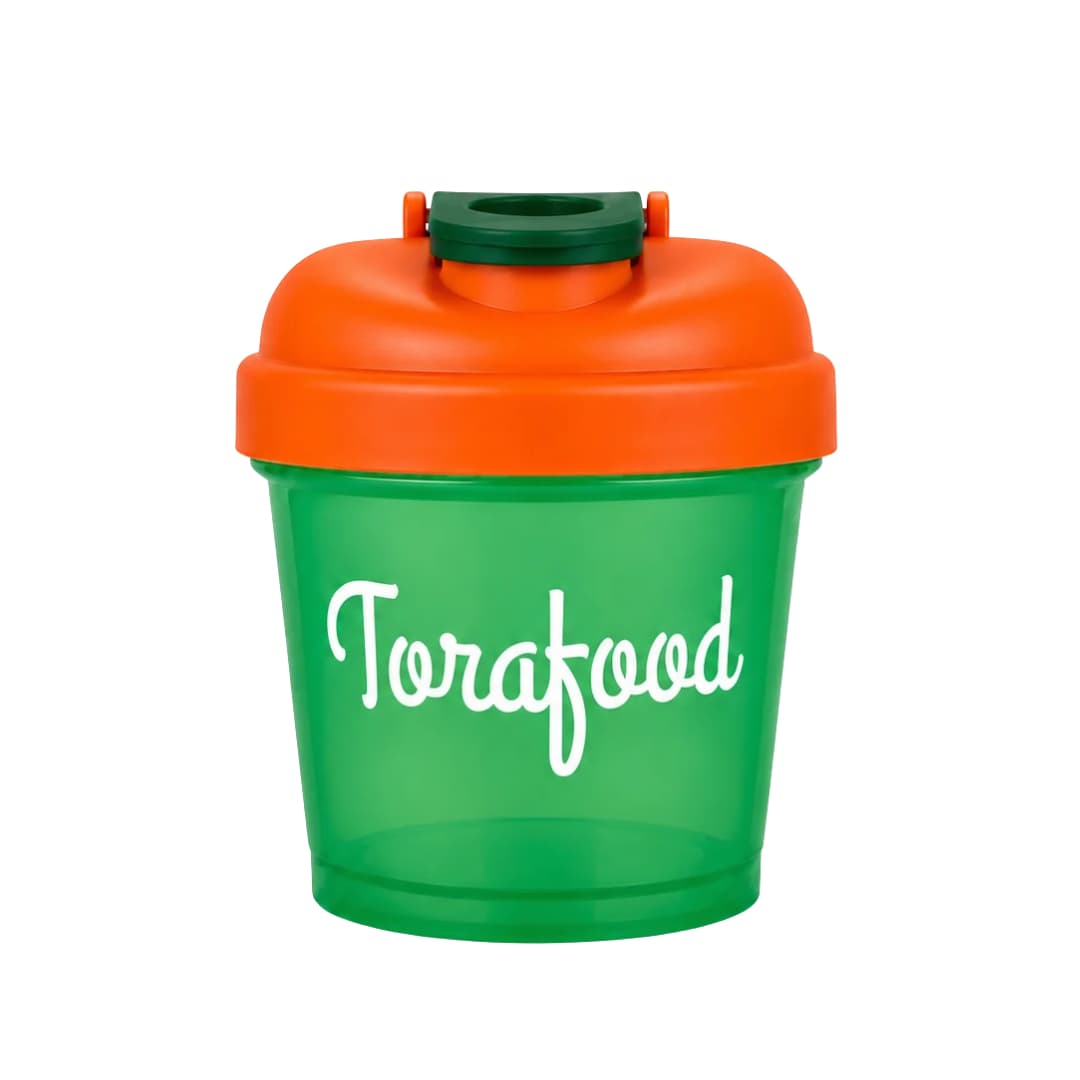 Batidora Mini 300ml Verde y Naranja