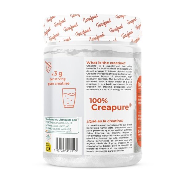 Creatina Creapure Monohidratada Neutra 300g - Imagen 4