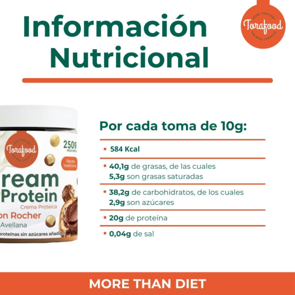 Crema Proteica Bombon Rocher Chips 250G - Imagen 4