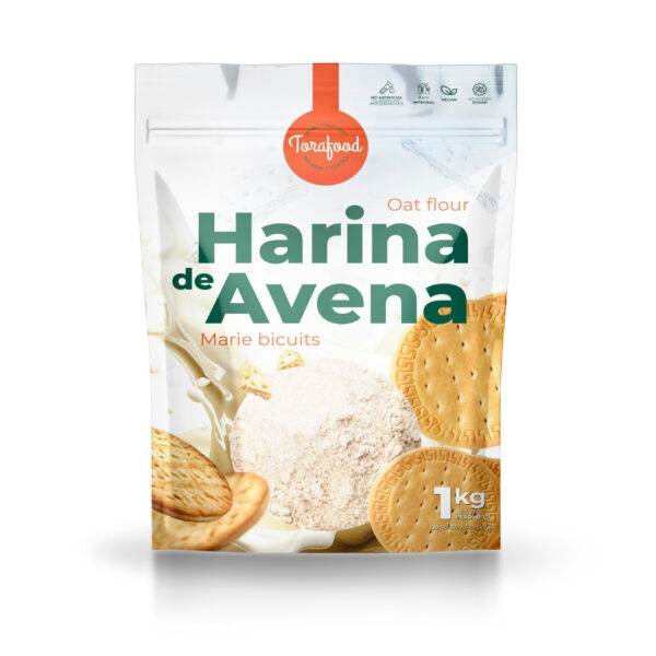 Harina de Avena Sabor Galleta Maria 1KG - Imagen 2