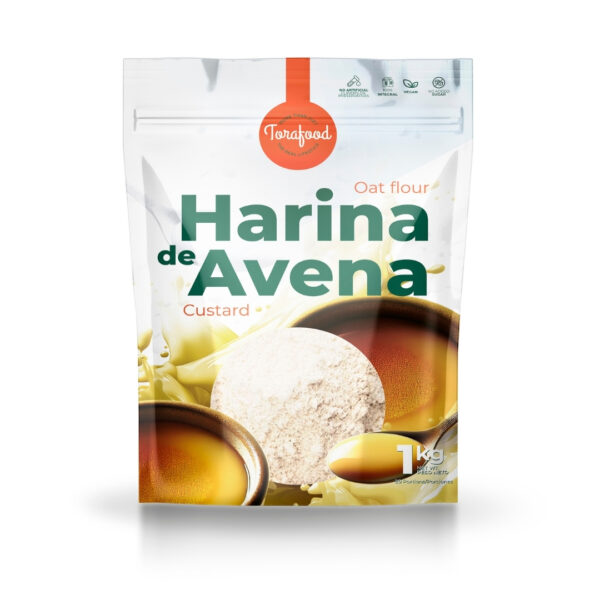 Harina de Avena Sabor Natillas 1KG - Imagen 2