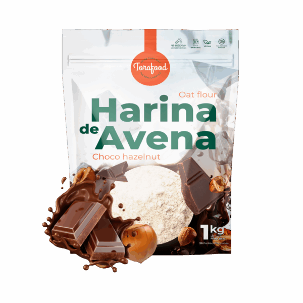 Harina de Avena Sabor Chocolate Avellanas 1KG