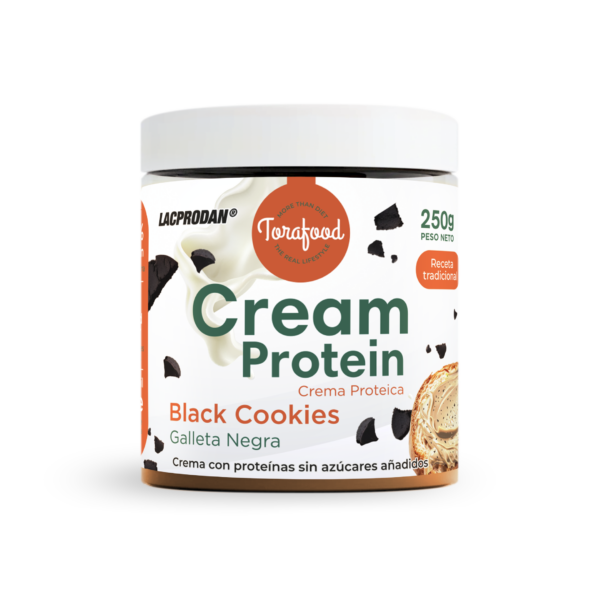 Crema Proteica Black Cookies Chips 250G - Imagen 2