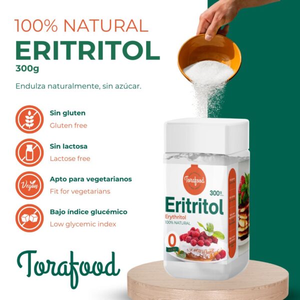 Eritritol Edulcorante Natural 300G - Imagen 3