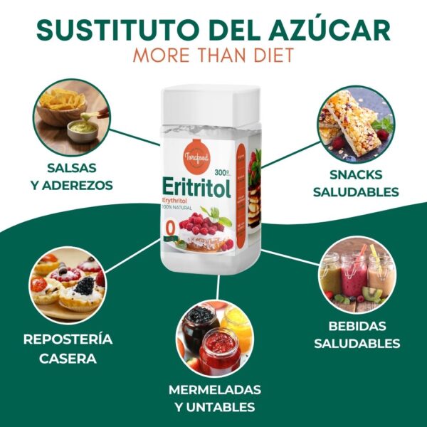 Eritritol Edulcorante Natural 300G - Imagen 4