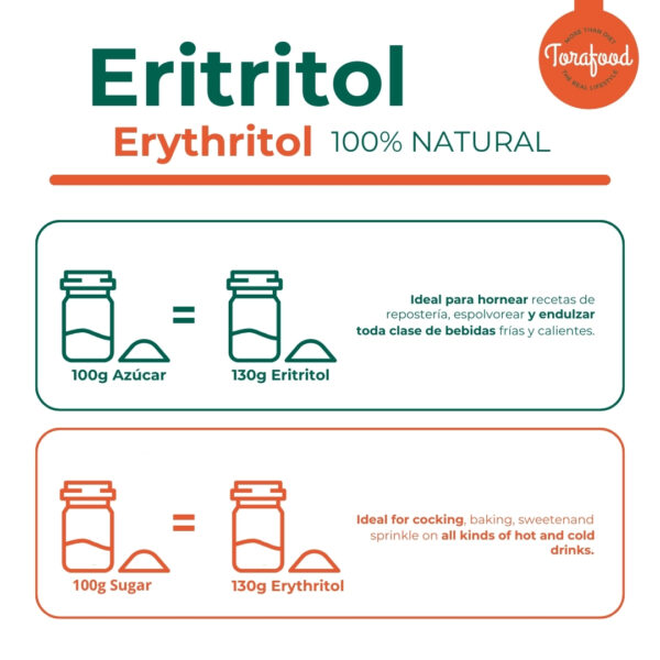 Eritritol Edulcorante Natural 300G - Imagen 6