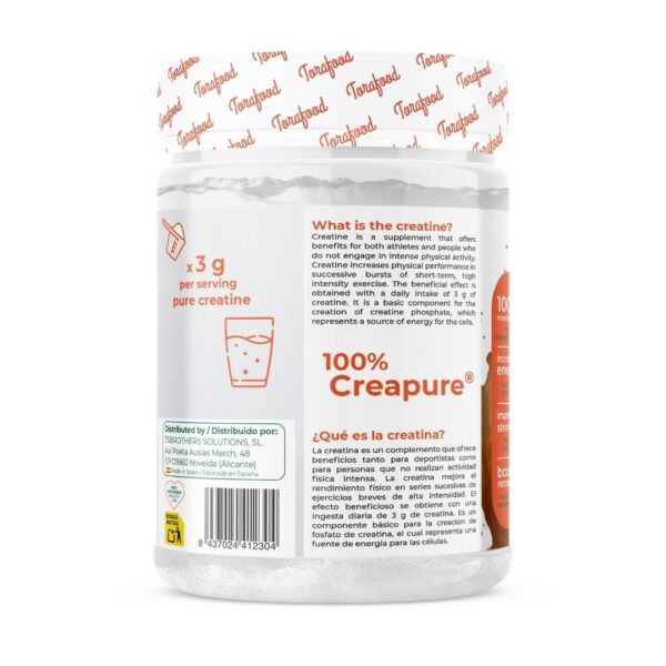 Creatina Creapure Monohidratada Sabor Cola 320G - Imagen 3