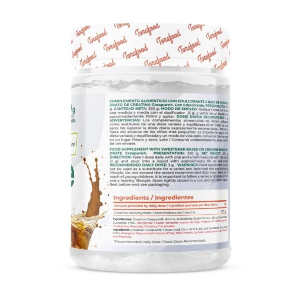 Creatina Creapure Monohidratada Sabor Cola 320G - Imagen 4