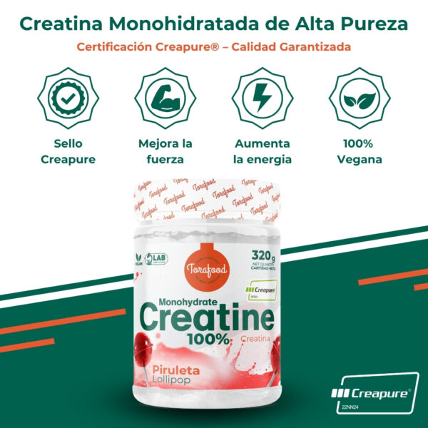 Creatina Creapure Monohidratada Lollipop 320g - Imagen 5