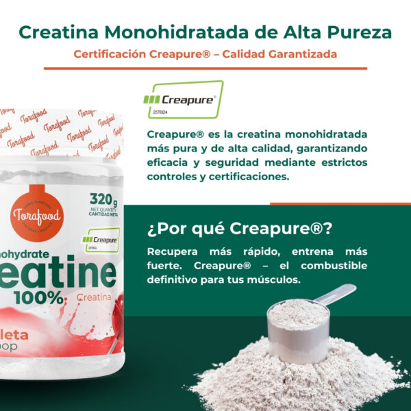 Creatina Creapure Monohidratada Lollipop 320g - Imagen 6