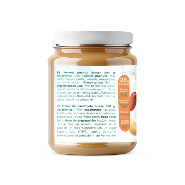 Crema de Cacahuete Proteica 500G - Imagen 4