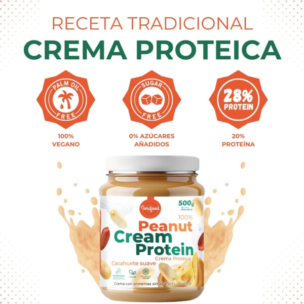 Crema de Cacahuete Proteica 500G - Imagen 6