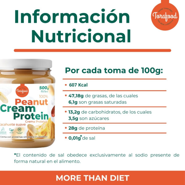 Crema de Cacahuete Proteica 500G - Imagen 5