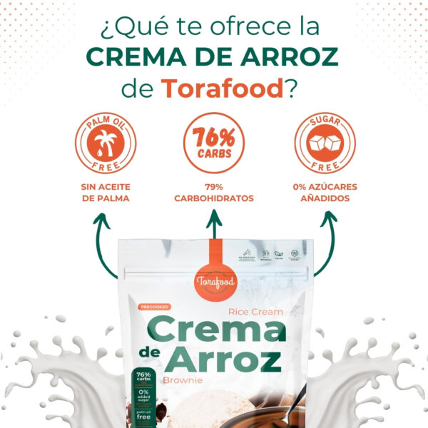 Crema de Arroz Sabor Brownie 1KG - Imagen 5