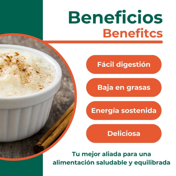Crema de Arroz Sabor Brownie 1KG - Imagen 6