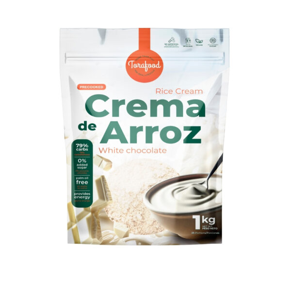 Crema de Arroz Sabor Chocolate Blanco 1KG - Imagen 2