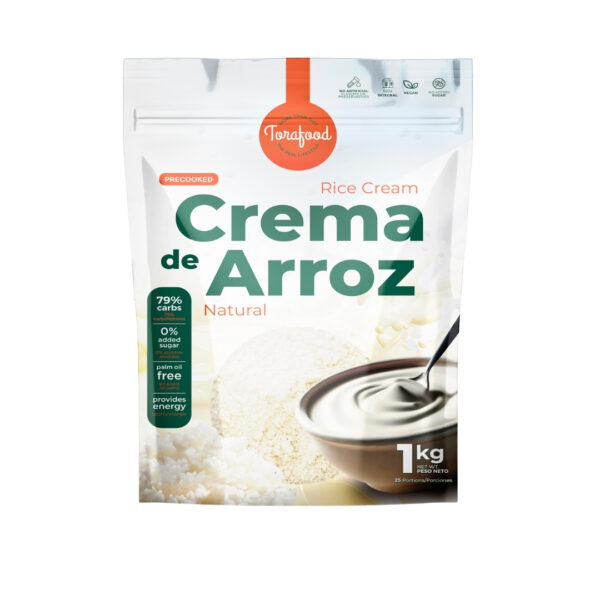 Crema de Arroz Sabor Neutro 1KG - Imagen 2