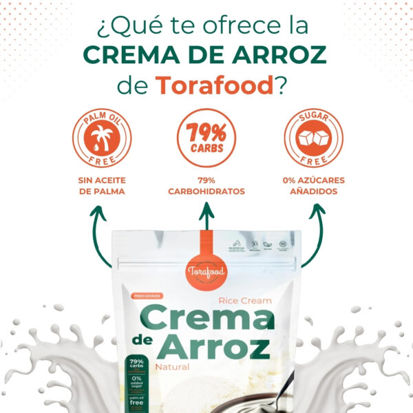 Crema de Arroz Sabor Neutro 1KG - Imagen 5