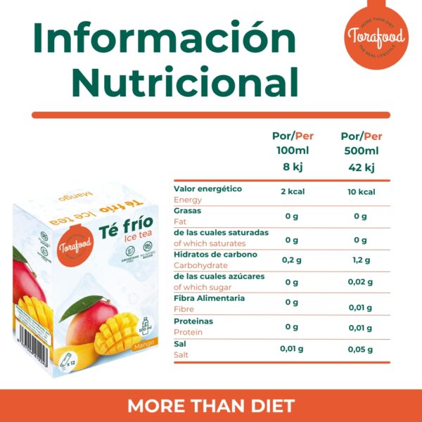 Té Frío Mango en Polvo - Imagen 5